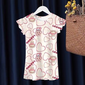 <span class=keywords><strong>Chemise</strong></span> <span class=keywords><strong>de</strong></span> <span class=keywords><strong>nuit</strong></span> d'été pour filles en soie <span class=keywords><strong>de</strong></span> glace Petite fille Pyjamas doux pour enfants Vêtements <span class=keywords><strong>de</strong></span> maison climatisés Vêtements pour bébés - Product Image 3