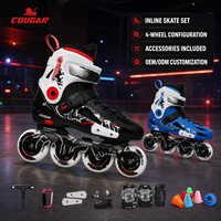 Patins à roulettes en ligne personnalisés à quatre roues, roulements ABEC-7, châssis en aluminium - Chaussures de patinage de haute qualité pour l'extérieur