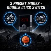 156g Mini Portable Tire Inflator 130psi Air Compressor Air Pump for Motorcycle Bike Pump Bicycle Accessories Electric Air Pump