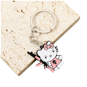 기발한 케이티 고양이 매력 장난감 3D 인쇄 키 체인을위한 수집 가능한 그림 - Product Image 4