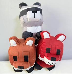 Nuovo crescere un giardino piccolo procione rosso volpe marrone animale bambola che pianta giocattoli di peluche da giardino regali di natale per bambini giocattoli da gioco - Product Image 2