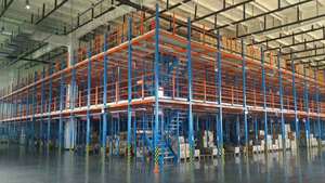 Прочные модульные мезонинные стеллажи - промышленная платформа для хранения на складах - Product Image 2