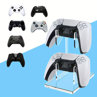 Support d'affichage transparent pour manette de jeu d'ordinateur de bureau, support de manette de jeu à 2 niveaux, support d'affichage transparent