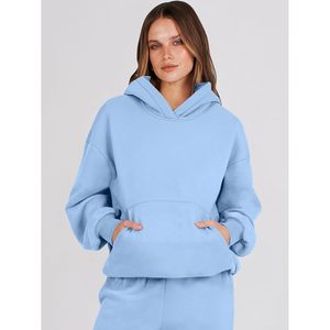 Ensemble de survêtement 2 pièces pour femme FOXA, sweat-shirt oversize et pantalon de survêtement, style Y2K, décontracté, pour l'automne - Product Image 4