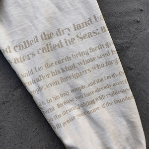 T-shirt a maniche lunghe da uomo Huili New <span class=keywords><strong>Trend</strong></span> in cotone pesante lavato effetto <span class=keywords><strong>vintage</strong></span>, personalizzabile con stampa serigrafica e blocchi di colore distressed - Product Image 4