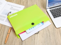 Precio directo de fábrica Gran capacidad Uso perfecto en la oficina Bolsa de órgano de almacenamiento de documentos de tamaño A4 de moda