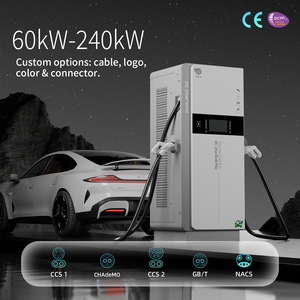 Chargeur de voiture intelligent OCPP, chargeur de véhicule monté au sol, chargeur CCS2 EV, stations de charge rapide EV, 240 KW - Product Image 2
