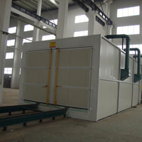 Cabine de sablage industrielle sur mesure pour les structures en acier des chantiers navals, les pièces métalliques et les opérations de traitement de surface abrasive