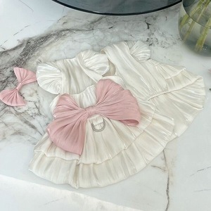 Robe de princesse pour animaux de compagnie, jupe blanche fluide, décorative pour le printemps, pour chiens et chats - Product Image 3