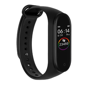 Pulsera Inteligente <span class=keywords><strong>M4</strong></span> para Fitness, Bluetooth 5.0, Aplicación <span class=keywords><strong>Fitpro</strong></span>, Pantalla TFT a Color de 0.96 Pulgadas, Correa de Silicona, Pulsera Deportiva para Hombre y Mujer - Product Image 1
