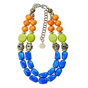 Collar de Piedras Naturales con Diseño Geométrico Multicapa de Alta Calidad, Joyería de Moda para Mujer, Regalo de Aniversario - Product Image 2