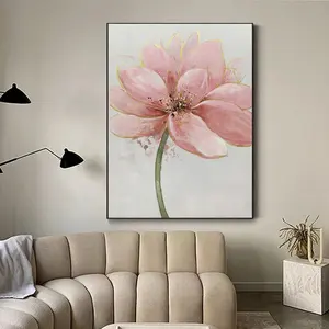 Paintings and Wall Art Flower Wall Decor Paintings Floral Oil Handpainting Framed Canvas Art Picture