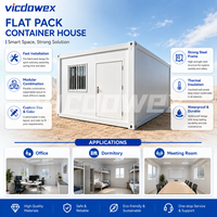 VICDOWEX Maison conteneur à ossature acier en kit pour bureau, entrepôt et logement de chantier