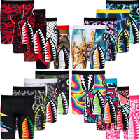 Shorts personnalisés avec logo de marque et impression numérique 3D pour la natation, sous-vêtements pour hommes de créateur