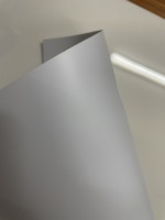 Film rigide de feuille de PVC de diffuseur de lumière blanche résistant aux UV imperméable de 0.3mm pour l'abat-jour