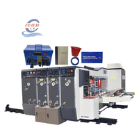 Máquina Impresora Flexográfica de Alta Velocidad Totalmente Automática, Ranuradora y Troqueladora para Impresión de Cajas de Cartón