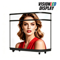 Écran LED GOB P1.8 d'intérieur personnalisé pour KTV, table de DJ, affichage animé pour discothèque, bar, signalétique et usage en magasin de détail