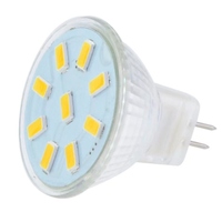 Mini ampoule LED moderne AC/DC 12V/24V MR11 GU4 10V-30V SMD 2W 3W 5W lumière blanche chaude lampe à LED pour hôtels d'intérieur