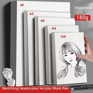 กระดาษวาดเขียน 160 แกรม 4K 8K สำหรับสอบศิลปะ ระดับนักเรียน ใช้สำหรับวาดภาพ ระบายสี ทำโปสเตอร์ ทำแบบร่าง - Product Image 1