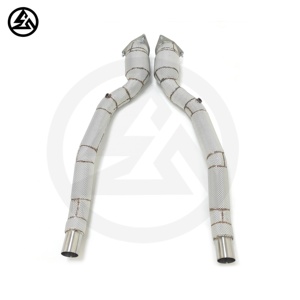 Tuberías de Escape CSZ para <span class=keywords><strong>Ferrari</strong></span> <span class=keywords><strong>FF</strong></span> 6.3L <span class=keywords><strong>V12</strong></span> 2011-2016, Tubo de Escape Deportivo de Alto Flujo - Product Image 4