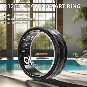 R12m thép thông minh Vòng <span class=keywords><strong>Heart</strong></span> <span class=keywords><strong>Rate</strong></span>/Blood Oxygen/Ngủ Màn hình <span class=keywords><strong>calorie</strong></span> bước truy cập IP68 không thấm nước tập thể dục Tracker - Product Image 4