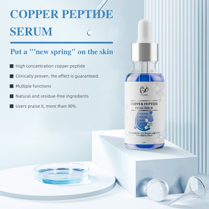 Etiqueta privada Venta caliente Cuidado DE LA PIEL Brillo Antiarrugas Envejecimiento Hidratante Azul Ghk-Cu Cobre Péptido Suero facial - Product Image 2