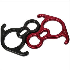 Sauvetage escalade escape alliage d'aluminium 50KN Terminal de sauvetage 8 descendant avec verrouillage outils de <span class=keywords><strong>Camping</strong></span> - Product Image 2