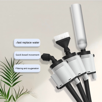 Pompe à eau électrique automatique pour aquarium avec outil de nettoyage par aspiration de sable pour aquarium et filtre de toilette