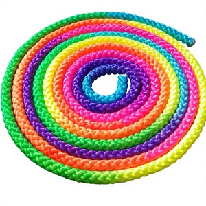 Alta calidad precio barato al por mayor entrenamiento de danza profesional azul Rosa <span class=keywords><strong>Gimnasia</strong></span> Rítmica <span class=keywords><strong>cuerda</strong></span> de Arte de nailon - Product Image 5