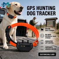 Collier de dressage antichoc pour animaux de compagnie avec GPS 4G LTE en temps réel, étanche IP67, lumière LED, clôture électronique, pour chiens de chasse en extérieur, autonomie 45 jours