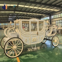 Charrette royale OEM de luxe de haute qualité, chariot électrique rétro pour le tourisme, vente directe d'usine