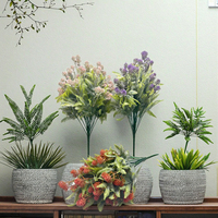 Décoration de mariage, maison et hôtel : Plantes et fleurs artificielles pour Noël et la Saint-Valentin - Bouquets de plantes artificielles de qualité supérieure