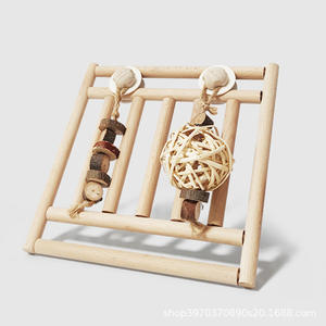 Puerta Masticable Anti-mordidas <span class=keywords><strong>de</strong></span> Madera Maciza para Conejos, Chinchillas y Perros <span class=keywords><strong>de</strong></span> <span class=keywords><strong>las</strong></span> <span class=keywords><strong>Praderas</strong></span>, Juguete para Aliviar el Aburrimiento y la Dentición - Product Image 2