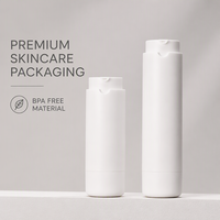 Flacon pompe sans air rechargeable 25ml 30ml 45ml, flacon de lotion sous vide à mécanisme rotatif avec noyau interne remplaçable pour emballage cosmétique