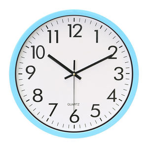 Promotion 12 pouces moderne classique Quartz horloge murale simple face <span class=keywords><strong>numérique</strong></span> personnalisé cadre noir <span class=keywords><strong>cadran</strong></span> blanc conception silencieuse pour la maison - Product Image 6