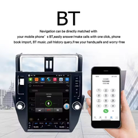 Écran Tesla LELV pour Toyota Land Cruiser Prado 200 10-13 Lecteur multimédia Android pour voiture Radio de voiture Stéréo Audio GPS pour Prado DVD