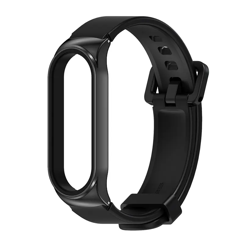 MIJOBS Silicone Watch Strap For Xiaomi Strap 7 6 5 4 3 Super Soft Close Skin Waterproof Watch Bracelet Xiaomi Watch Band