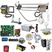 Kit de bricolage pour machine distributrice de jouets, grue de 53 cm, plateau de portique, joystick, boutons, lumières LED 110/220V, anglais, garantie 1 an