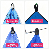 Toalla de golf de microfibra tejida personalizada de secado rápido con monograma inicial E, kit de herramientas retráctiles para limpieza de ranuras de palos de golf, personalizada
