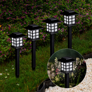 Đèn năng lượng mặt trời ngoài trời không thấm nước đèn lối đi năng lượng mặt trời duy trì 10 giờ chiếu sáng cho sân vườn - Product Image 6