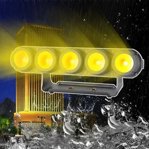 Marslite светодиодный RGBA матричный пиксельный городской цветной Фон Сценическое освещение 5*30 Вт Водонепроницаемый светодиодный светильник оборудование для dj
