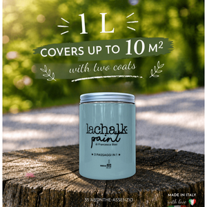 35 ABSINTHE 1lt LaChalk the evolution of <b>chalk</b> paint Where <b>chalk</b> meets resin: Hybrid <b>Chalk</b> Resin Paint made in Italy - Product Image 2