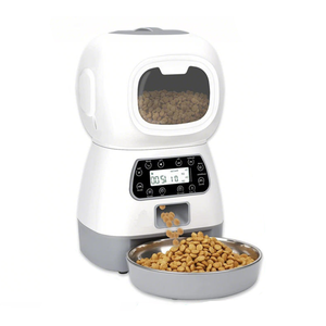 Comedero Automático Inteligente para Mascotas con WiFi, Programable, <span class=keywords><strong>de</strong></span> 3.5L, Control <span class=keywords><strong>de</strong></span> Porciones, Fácil <span class=keywords><strong>de</strong></span> Limpiar, <span class=keywords><strong>de</strong></span> Acero Inoxidable y Plástico, para Viajes y Dueños Ocupados - Product Image 1