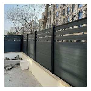 الصين WPC سهلة التركيب حديقة في الهواء الطلق المواد المركبة الخشب المبارزة الزخرفية WPC الخصوصية لوحات سياج المصنع - Product Image 3