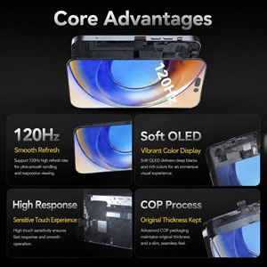 Panel de pantalla táctil OLED DD 14Pro para smartphone, pieza de repuesto de pantalla capacitiva - Product Image 4