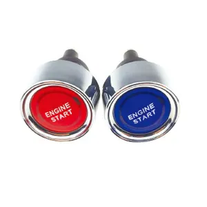 Car Universal Engine Metal Push Button Start Stop No Key Required To Start Passive Keyless Entry