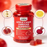 Gummies de Vinaigre de Cidre de Pomme à Marque Blanche pour Adolescents et Adultes |   Soutien immunitaire, antioxydant naturel, certifié GMP