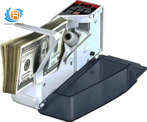 Compteur de billets portable V40 Handypack Mini écran LED Machine de comptage de devises financières mondiales - Product Image 1
