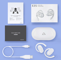 Auriculares inalámbricos Bluetooth 1Mii E35 TWS con cancelación de ruido, manos libres, gancho para la oreja, ENC, para juegos.