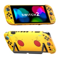 Casing Pelindung BJBT Lightning God Pi Kawaii untuk Nintendo Switch 2 1 OLED, Hard PC Pengganti Cover Housing Shell